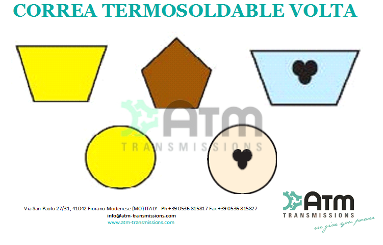 CORREA TERMOSOLDABLE VOLTA